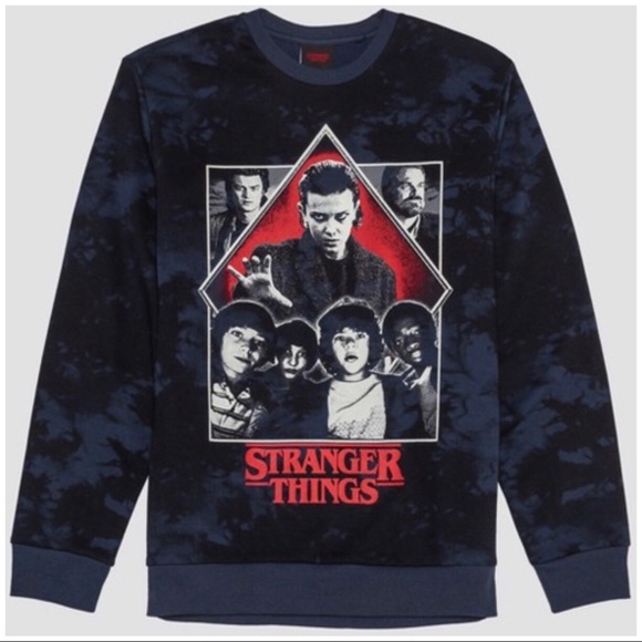 stranger things tie dye hoodie